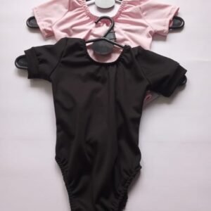 Mallas de manga corta de Ballet para niñas varios colores